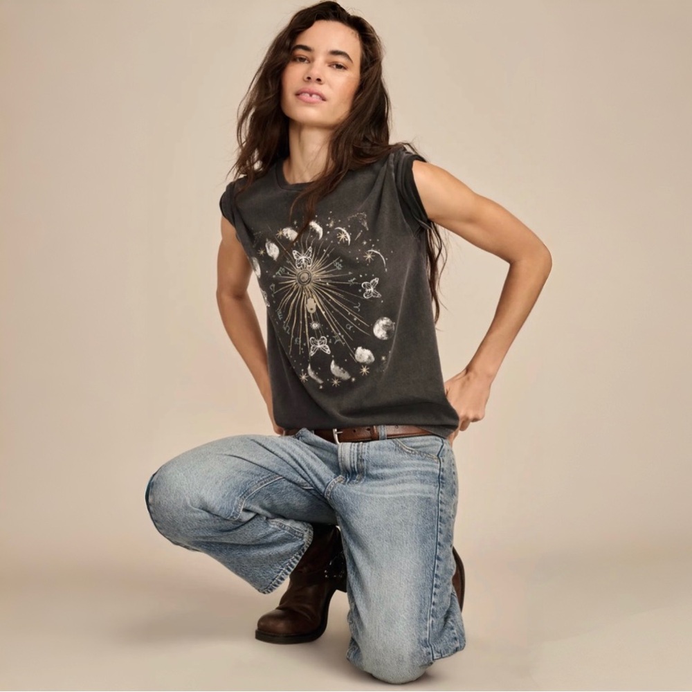 Lucky Brand Sun Boyfriend Tee